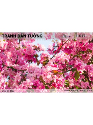 Tranh dán tường Hoa FL015 Tranh dán tường Hoa FL015