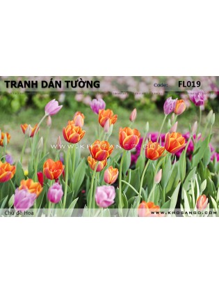 Tranh dán tường Hoa FL019 Tranh dán tường Hoa FL019