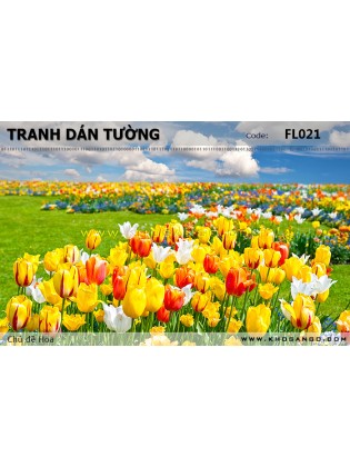 Tranh dán tường Hoa FL021 Tranh dán tường Hoa FL021
