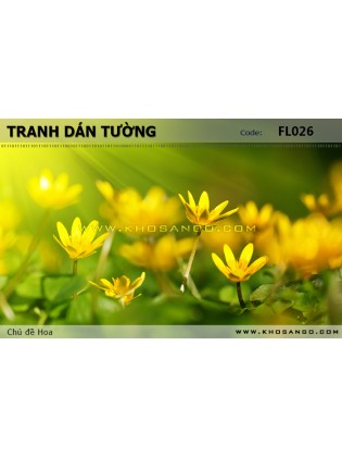 Tranh dán tường Hoa FL026 Tranh dán tường Hoa FL026
