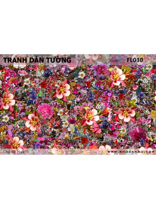Tranh dán tường Hoa FL030 Tranh dán tường Hoa FL030