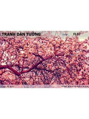 Tranh dán tường Hoa FL07 Tranh dán tường Hoa FL07