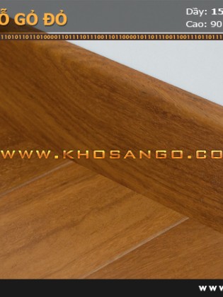 Len Tường gỗ gỏ đỏ