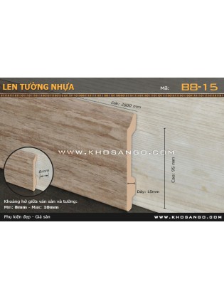 Len Tường nhựa B8-15 Len Tường nhựa B8-15