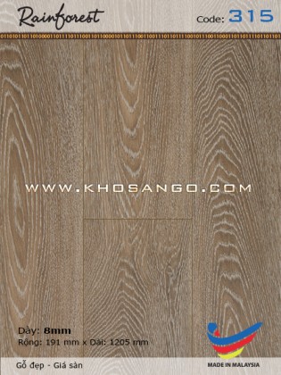 Sàn gỗ RainForest 315 Sàn gỗ RainForest 315
