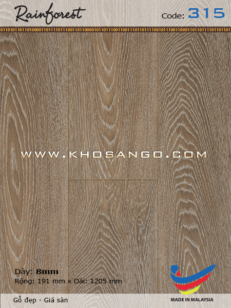 Sàn gỗ RainForest 315 Sàn gỗ RainForest 315