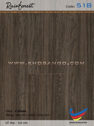 Sàn gỗ RainForest 518 Sàn gỗ RainForest 518