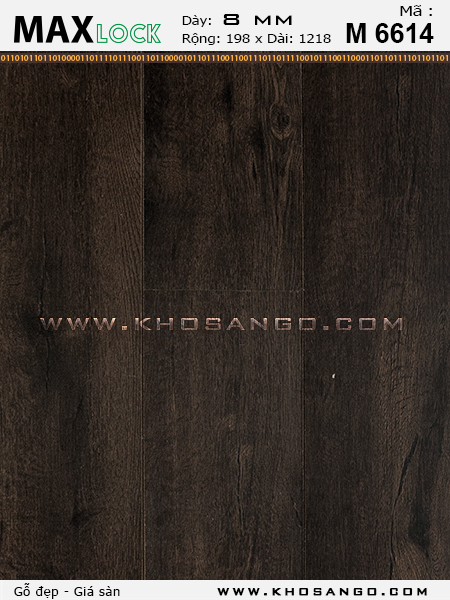 Sàn gỗ MaxLock M6614 Sàn gỗ MaxLock M6614