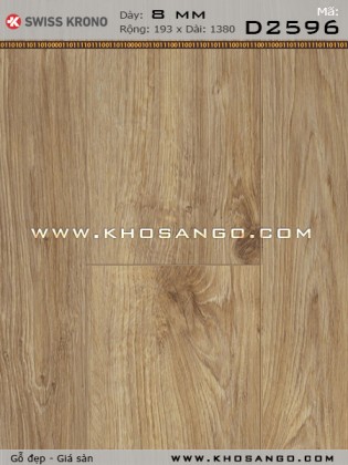 Sàn gỗ Thụy Sỹ D2596 Sàn gỗ Thụy Sỹ D2596