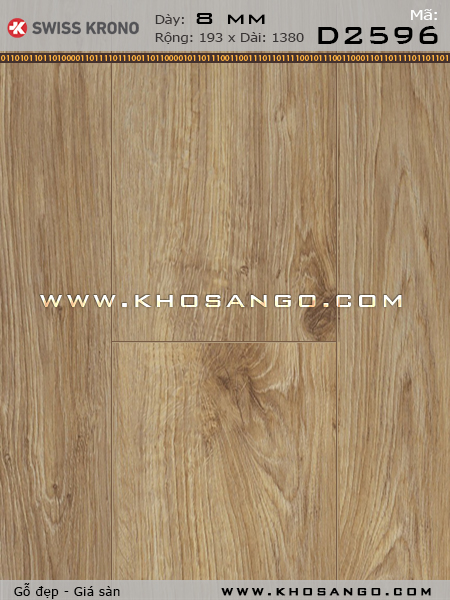 Sàn gỗ Thụy Sỹ D2596 Sàn gỗ Thụy Sỹ D2596