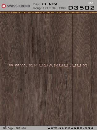 Sàn gỗ Thụy Sỹ D3502 Sàn gỗ Thụy Sỹ D3502