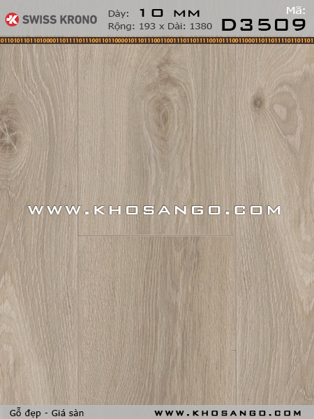 Sàn gỗ Thụy Sỹ D3509 Sàn gỗ Thụy Sỹ D3509