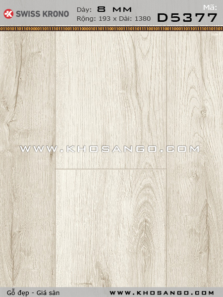 Sàn gỗ Thụy Sỹ D5377 Sàn gỗ Thụy Sỹ D5377