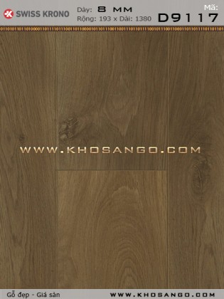 Sàn gỗ Thụy Sỹ D9117 Sàn gỗ Thụy Sỹ D9117