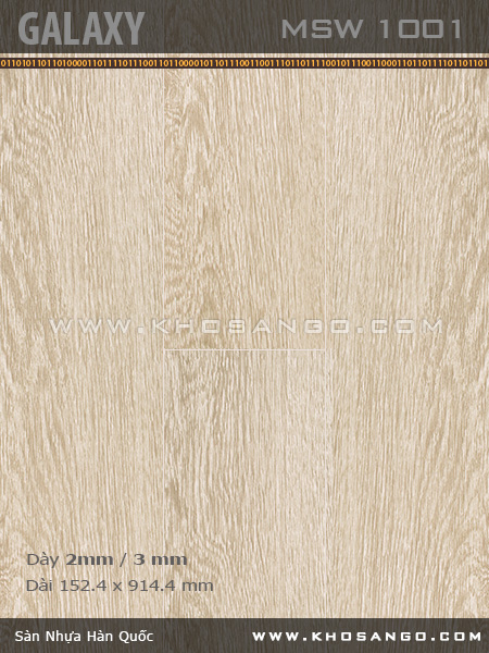 Sàn nhựa Galaxy MSW1001 Sàn nhựa Galaxy MSW1001