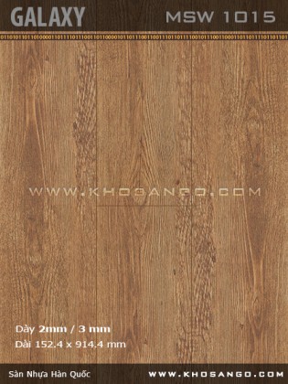 Sàn nhựa Galaxy MSW1015 Sàn nhựa Galaxy MSW1015