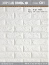 Xốp dán tường 3D C01
