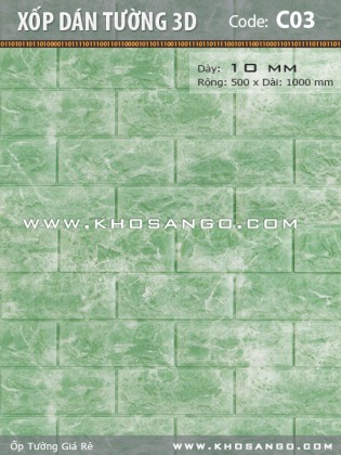 Xốp dán tường 3D C03