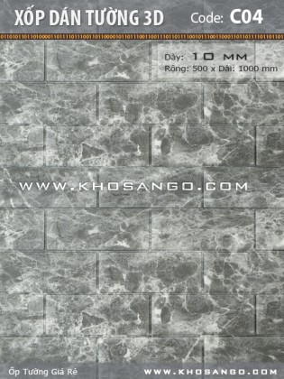 Xốp dán tường 3D C04