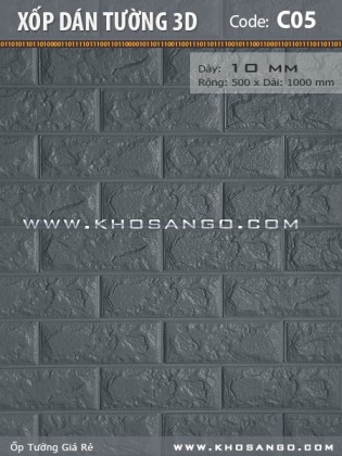 Xốp dán tường 3D C05