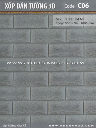 Xốp dán tường 3D C06