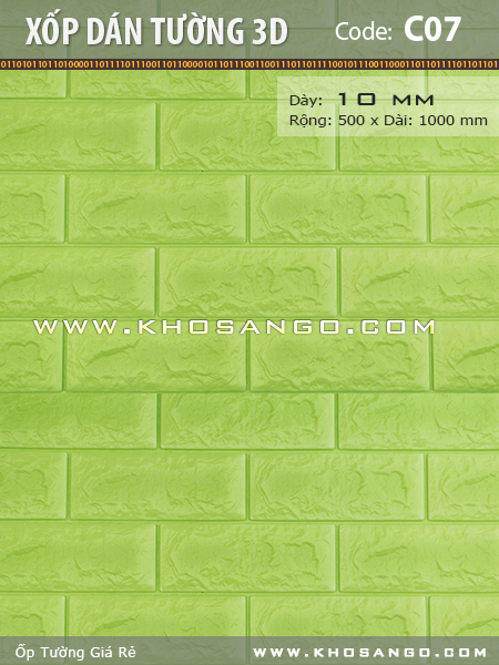 Xốp dán tường 3D C07 Xốp dán tường 3D C07