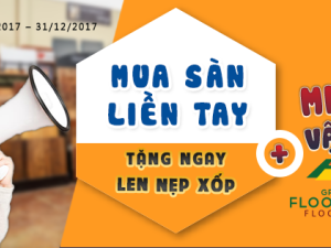 Chương trình khuyến mãi sàn gỗ công nghiệp Floormax