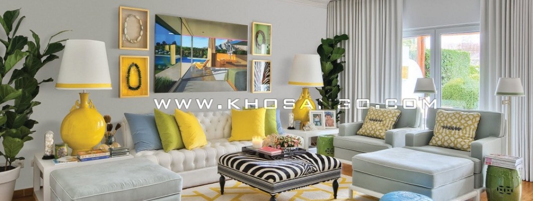 Không gian sống tươi sáng với họa tiết sắc màu