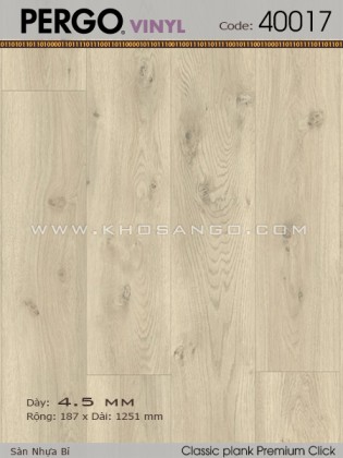 Sàn nhựa Pergo 40017 Sàn nhựa Pergo 40017