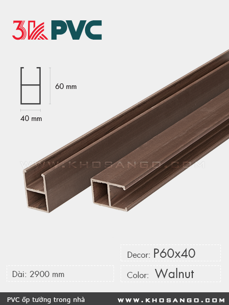 3K WPC Decor P50x3.5 Walnut