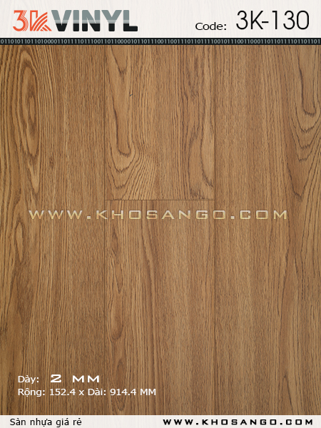 Sàn nhựa 3K Vinyl K130 Sàn nhựa 3K Vinyl K130