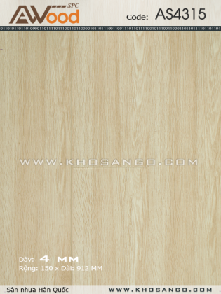 Sàn nhựa hèm khóa AS4315 Sàn nhựa hèm khóa AS4315