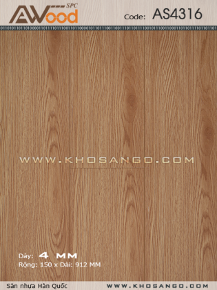 Sàn nhựa hèm khóa AS4316 Sàn nhựa hèm khóa AS4316