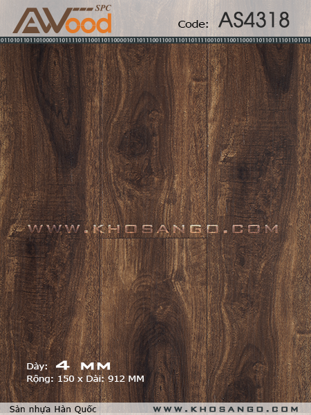Sàn nhựa hèm khóa AS4318