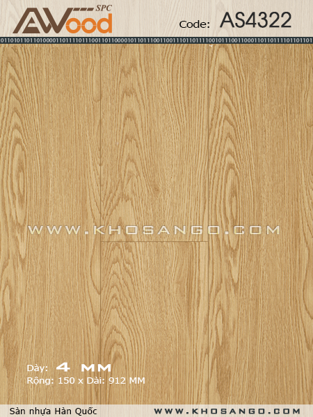 Sàn nhựa hèm khóa AS4322