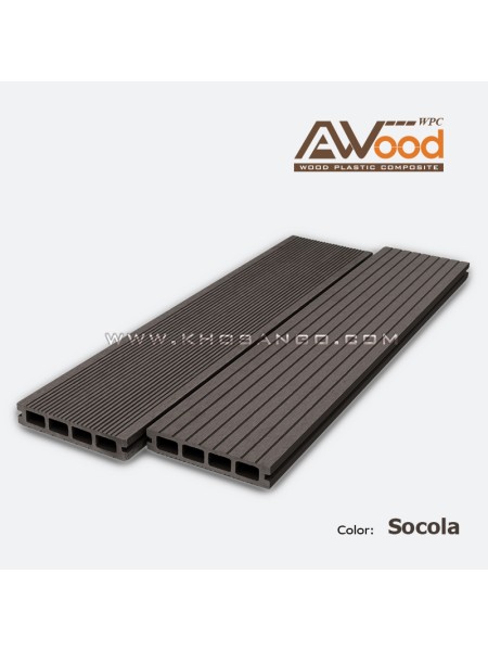 Sàn gỗ AWood HD135x25 socola