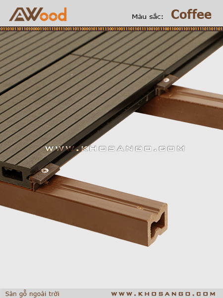 Sàn gỗ AWood HD140x25-4 Coffee