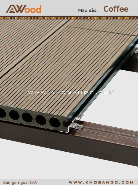 Sàn gỗ AWood AD140x25-6 Coffee Sàn gỗ AWood AD140x25-6 Coffee