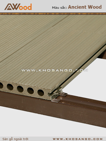Sàn gỗ AWood AU140x23 Teak M