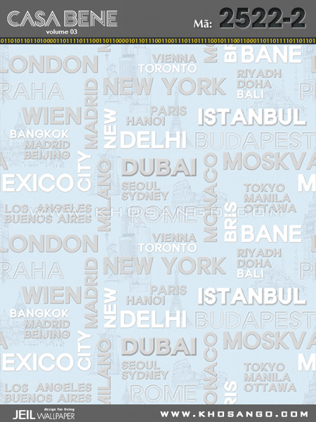 Giấy dán tường Casa Bene 2522-2 Giấy dán tường Casa Bene 2522-2