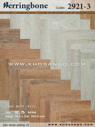 Sàn nhựa xương cá 2921-3 Sàn nhựa xương cá 2921-3