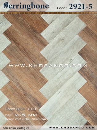 Sàn nhựa xương cá 2921-5 Sàn nhựa xương cá 2921-5