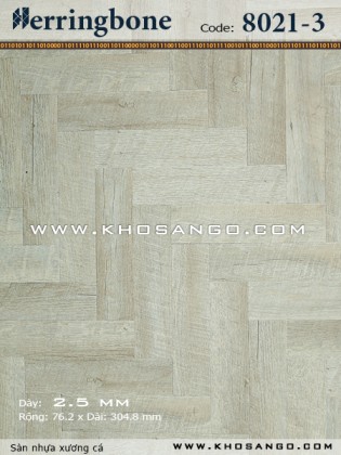 Sàn nhựa xương cá 8021-3 Sàn nhựa xương cá 8021-3