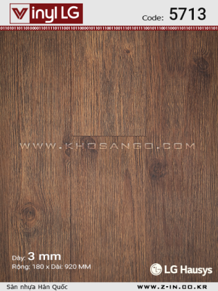 Sàn nhựa Vinyl LG 5713 Sàn nhựa Vinyl LG 5713
