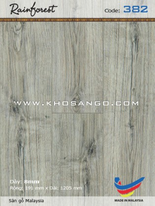 Sàn gỗ RainForest 382 Sàn gỗ RainForest 382