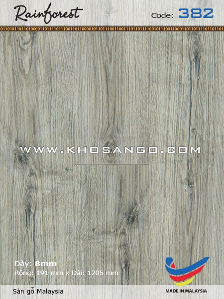 Sàn gỗ RainForest 382 Sàn gỗ RainForest 382