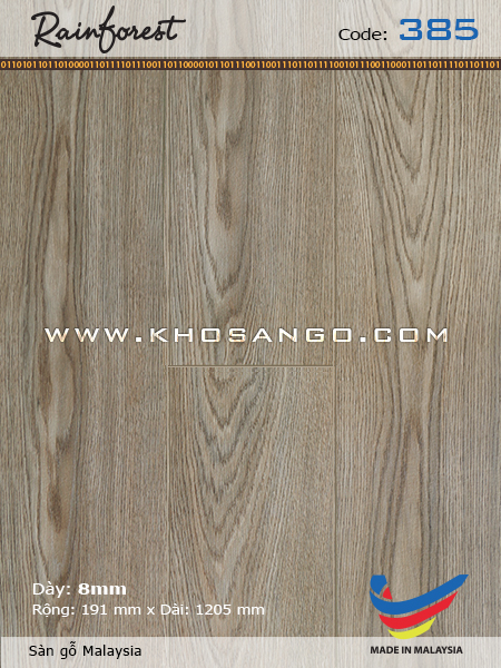 Sàn gỗ RainForest 385 Sàn gỗ RainForest 385