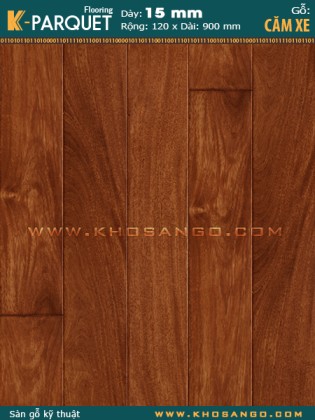 Sàn gỗ căm xe Engineered 15x120x900 Sàn gỗ căm xe Engineered 15x120x900