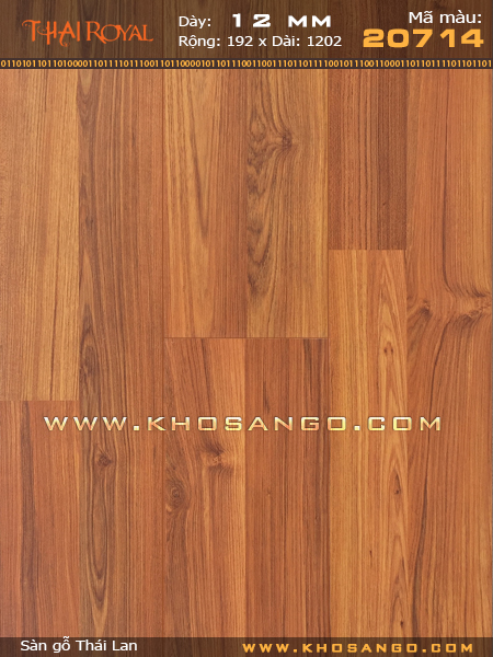 Sàn gỗ ThaiRoyal 20714 Sàn gỗ ThaiRoyal 20714
