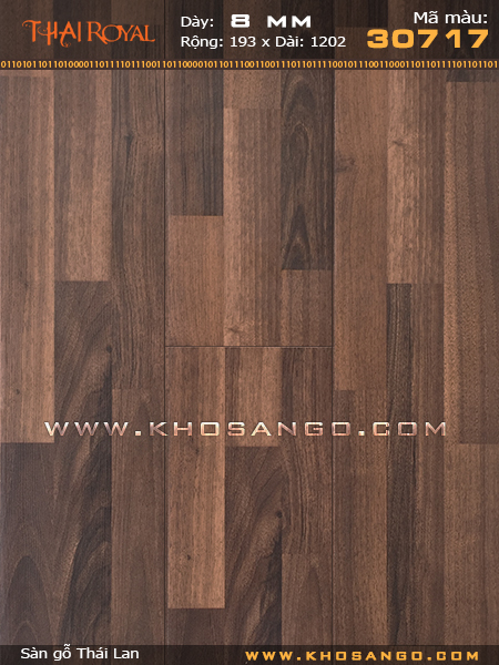 Sàn gỗ ThaiRoyal 30717 Sàn gỗ ThaiRoyal 30717
